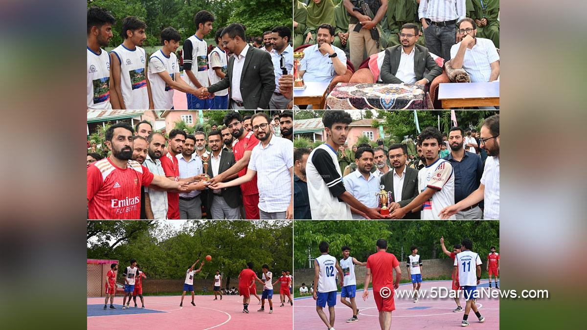 Shahzad Alam, Kulgam, Deputy Commissioner Kulgam, District Level Basketball Tournament 2026