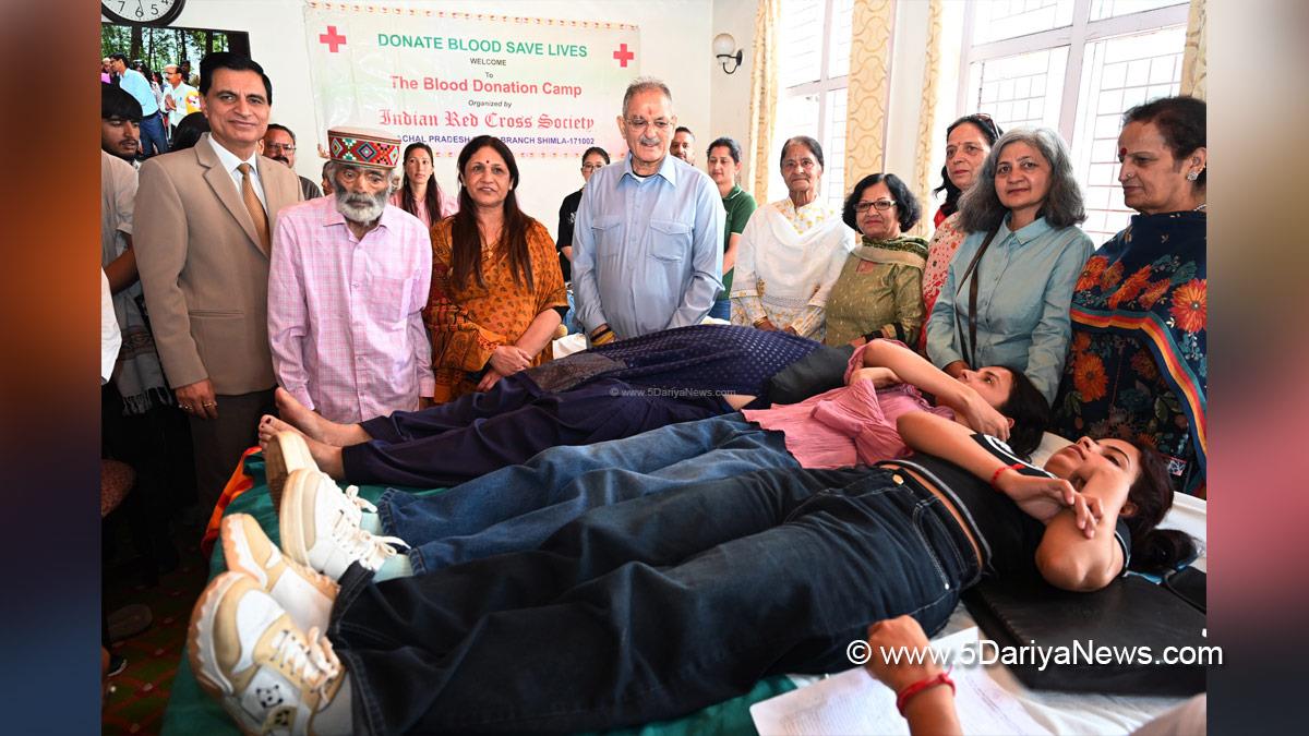 Kavinder Gupta, Himachal Pradesh, Himachal, BJP Himachal, Shimla, Raj Bhawan, Blood Donation Camp 