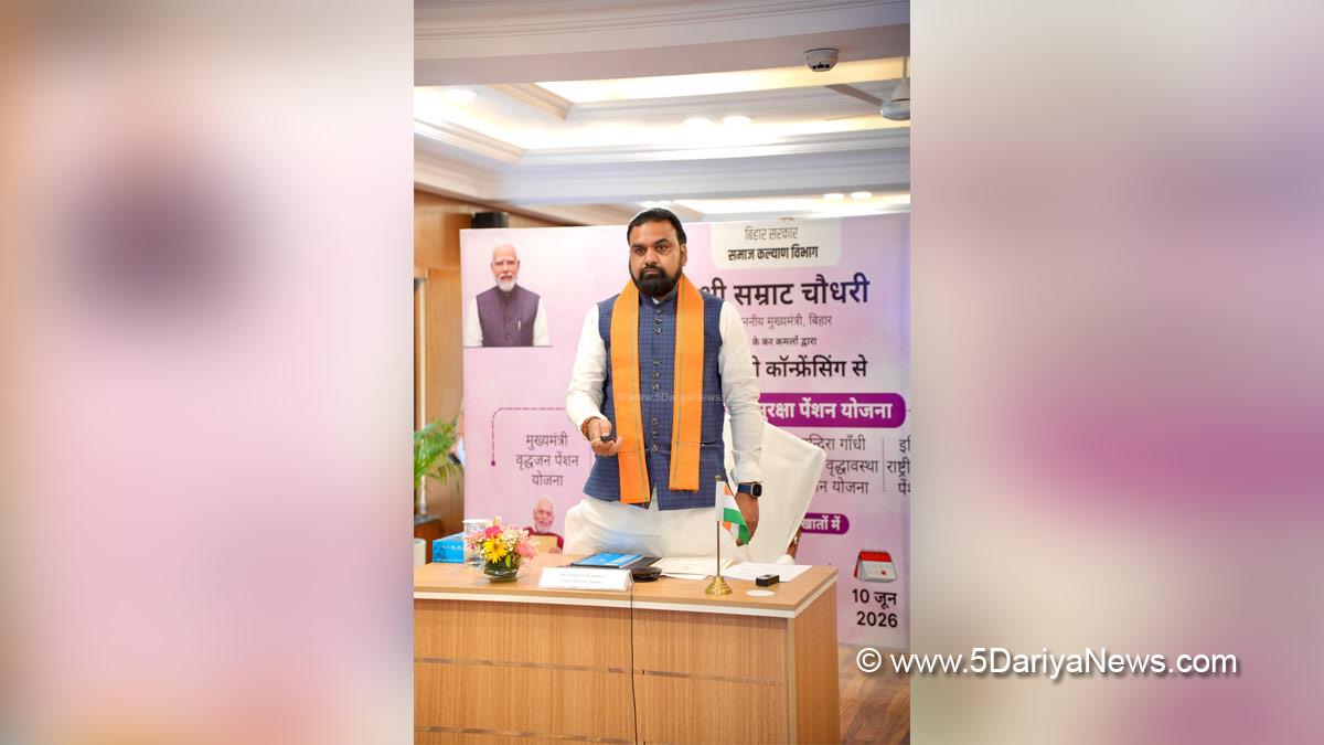 Samrat Choudhary, BJP Bihar, Chief Minister of Bihar, Patna, Bihar