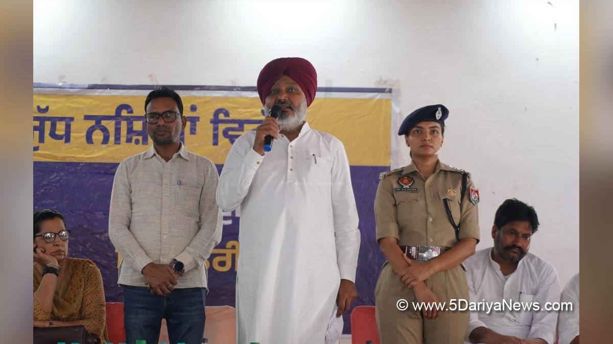 Harpal Singh Cheema, Advocate Harpal Singh Cheema, AAP Punjab, Anti Drug Mission, Drive Against Drugs, Comprehensive Action against Drug Abuse, CADA, Nasha Mukt Bharat Abhiyan, War Against Drugs, Yudh Nashian Virudh