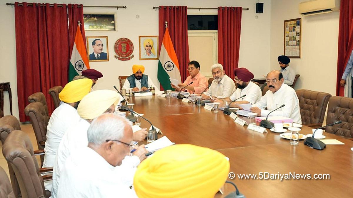 Bhagwant Mann, Bhagwant Singh Mann, AAP Punjab, Chief Minister Of Punjab, Cabinet Decision Punjab