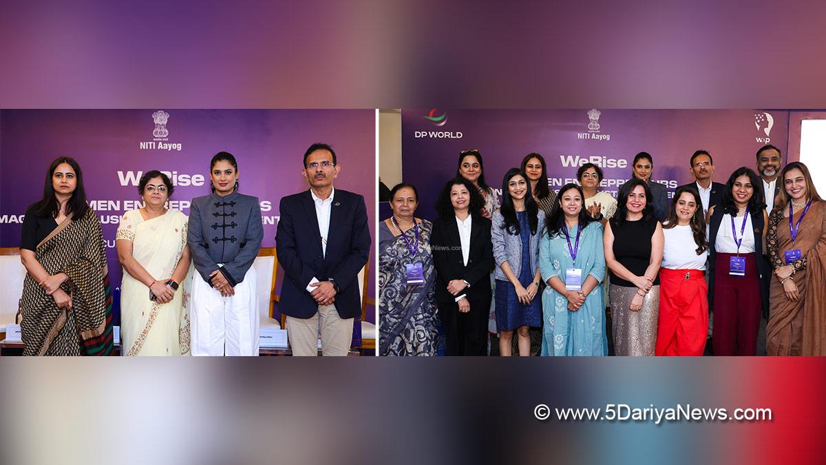 DP World, NITI Aayog, Women Entrepreneurship Platform, WEP, Mithali Raj, New Delhi