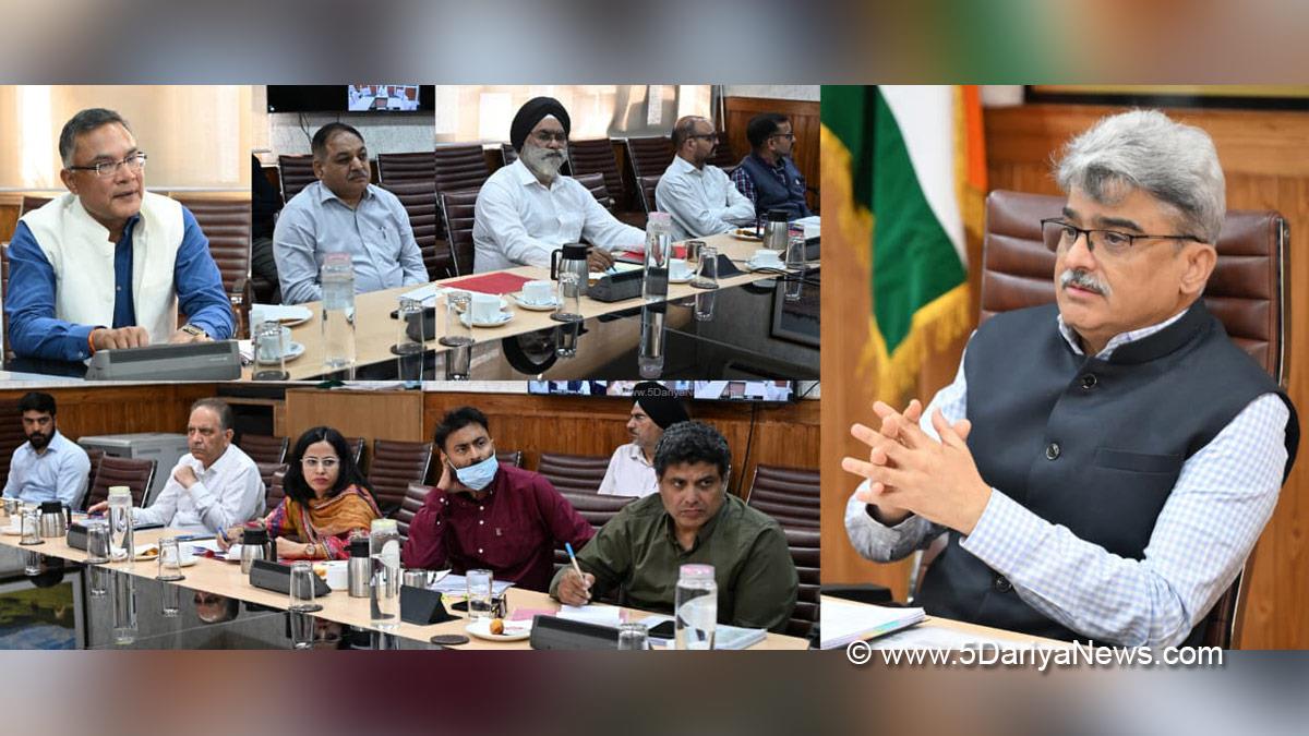 Atal Dulloo, Chief Secretary JK, Srinagar