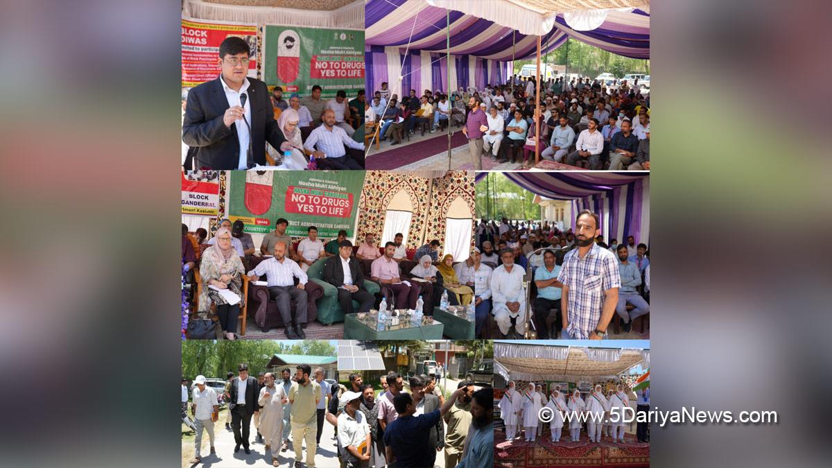 Jatin Kishore, Ganderbal, Deputy Commissioner Ganderbal, Block Diwas