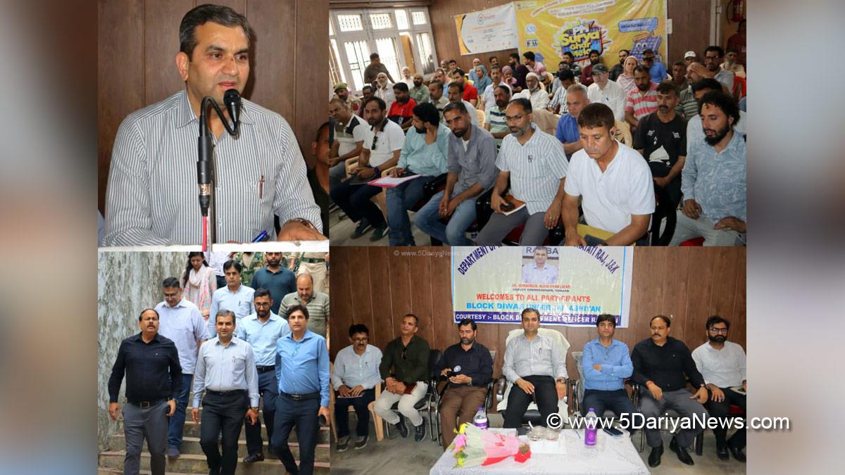 Mohammad Alyas Khan, Ramban, Deputy Commissioner Ramban