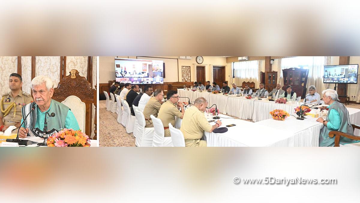 Manoj Sinha, Lieutenant Governor JK, Srinagar, Atal Dulloo, Shri Amarnath Ji Yatra 2026, SANJY 2026