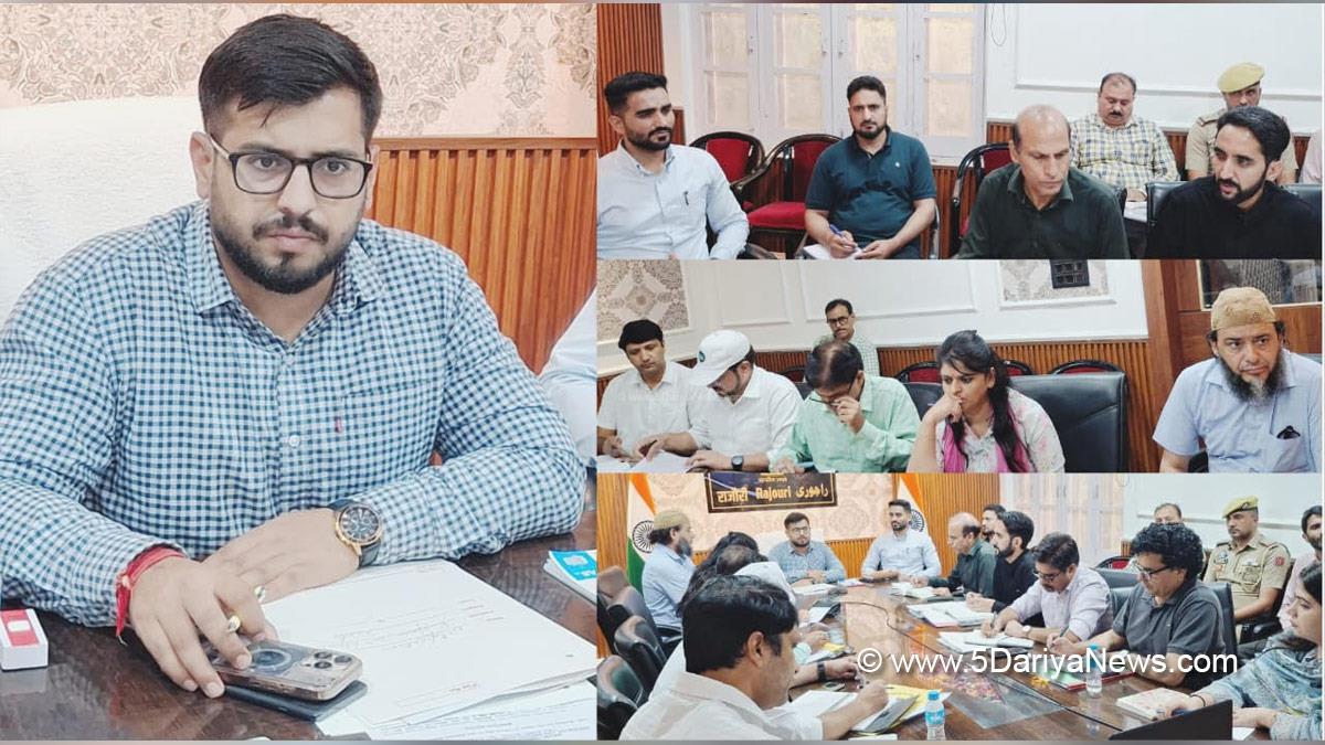 Abhishek Sharma, Rajouri, DC Rajouri, Deputy Commissioner Rajouri