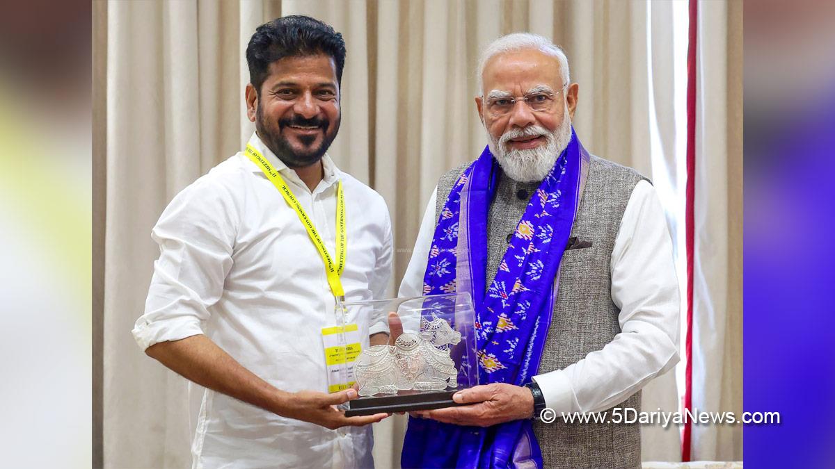 Narendra Modi, BJP, Bharatiya Janata Party, Prime Minister of India, A Revanth Reddy, Anumula Revanth Reddy, Revanth Reddy, Chief Minister of Telangana, New Delhi