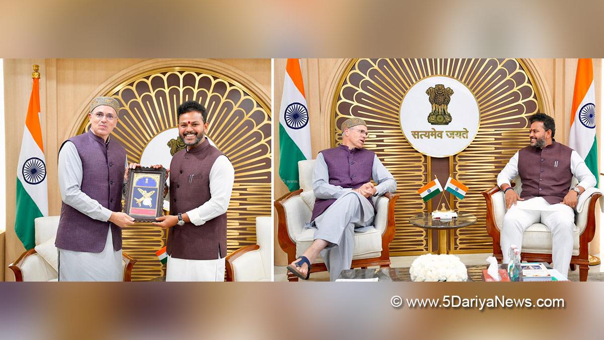Omar Abdullah, Chief Minister of JK, Jammu and Kashmir National Conference, National Conference, Kinjarapu Ram Mohan Naidu, Ram Mohan Naidu, Bharatiya Janata Party, BJP, New Delhi