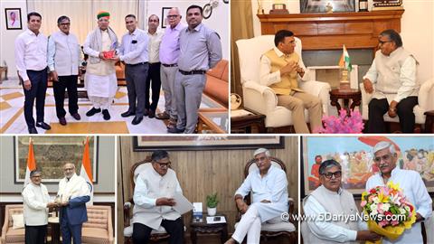 Gulab Chand Kataria, Governor of Punjab, Punjab Governor, Punjab Raj Bhavan, CP Radhakrishnan, Gajendra Singh Shekhawat, Dr Mansukh Mandaviya, Arjun Ram Meghwal