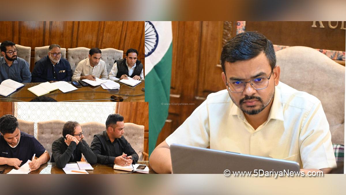 Shahzad Alam, Kulgam, Deputy Commissioner Kulgam