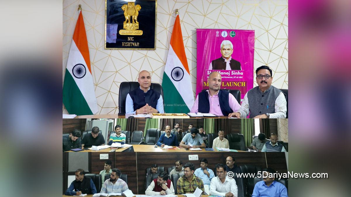 Pankaj Kumar Sharma, Kishtwar, DC Kishtwar, Deputy Commissioner Kishtwar