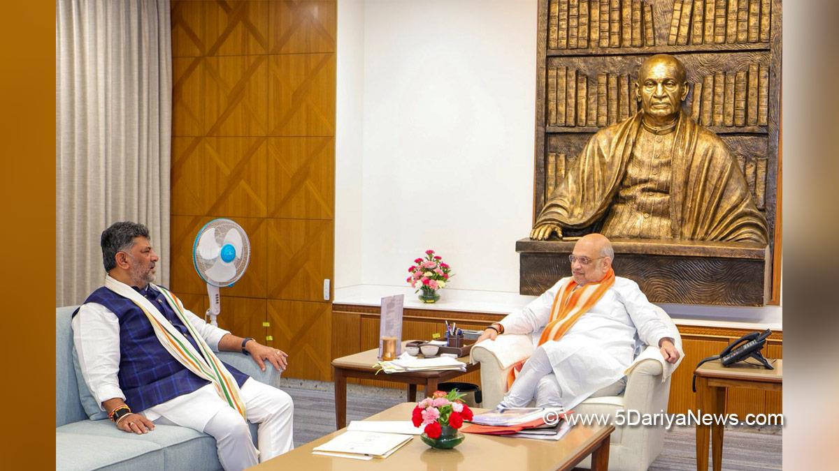 DK Shivakumar, Chief Minister of Karnataka, Karnataka Congress, Amit Shah, New Delhi