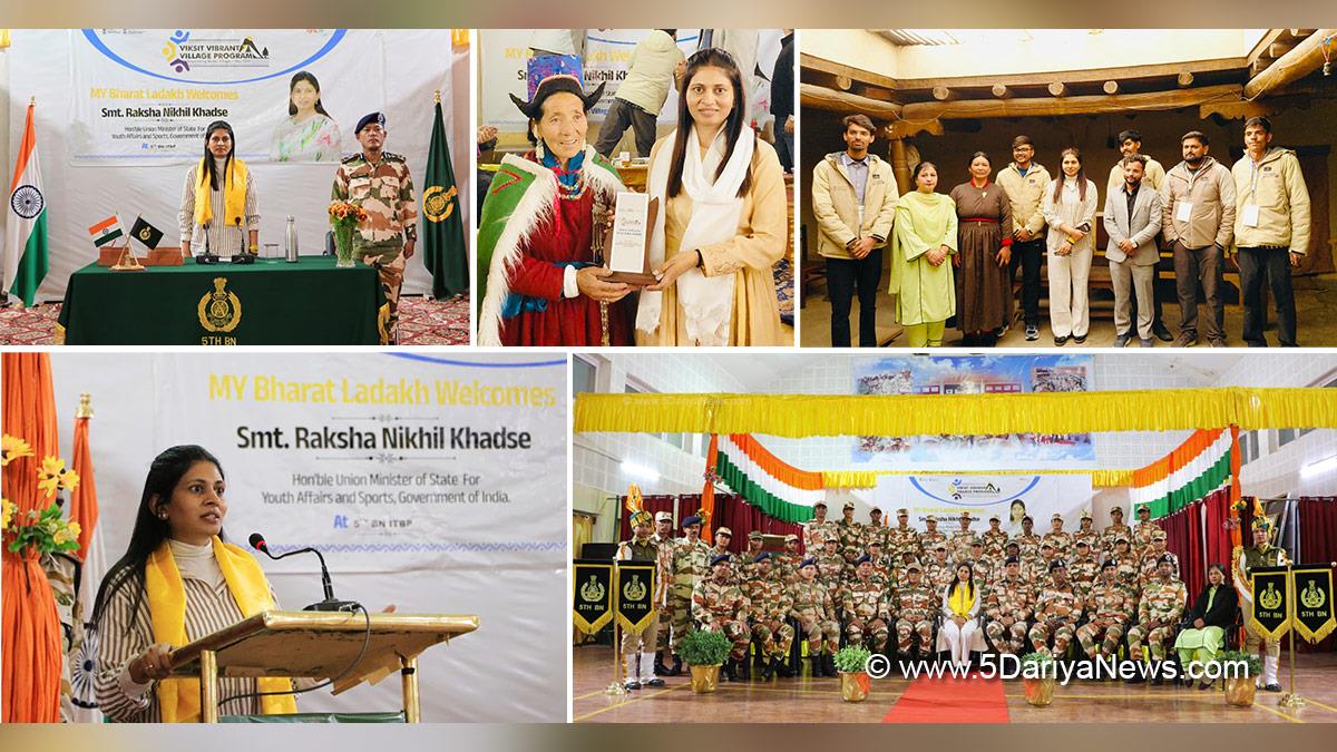 Raksha Nikhil Khadse, Raksha Khadse, Bharatiya Janata Party, BJP, Ladakh