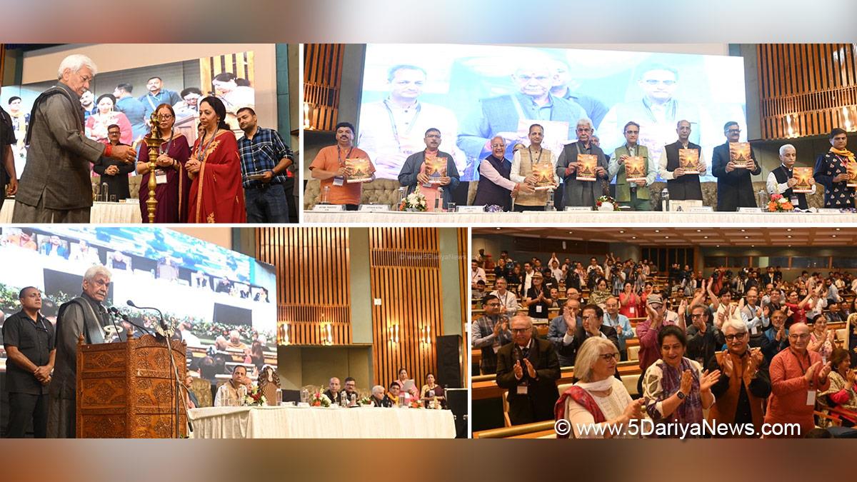 Manoj Sinha, Lieutenant Governor JK, Nasir Aslam Wani, Jammu and Kashmir National Conference, National Conference, Global Kashmiri Pandit Conclave, Srinagar