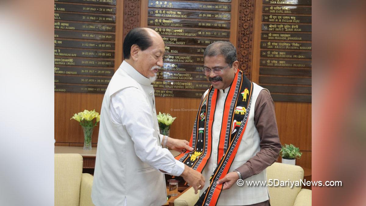 Dharmendra Pradhan, BJP, Bharatiya Janata Party, Neiphiu Rio
