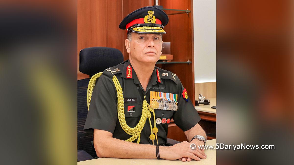 Military, Indian Army, Lieutenant General Dhiraj Seth, Chief of the Army Staff, COAS, New Delhi