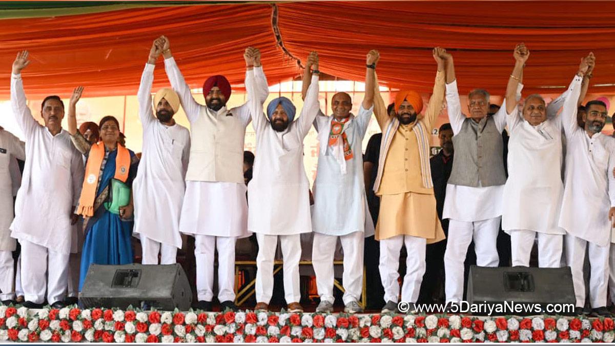 Nayab Singh Saini, Chief Minister of Haryana, BJP Haryana, Ranbir Gangwa, Kewal Singh Dhillon, BJP Punjab, Sunil Jakhar