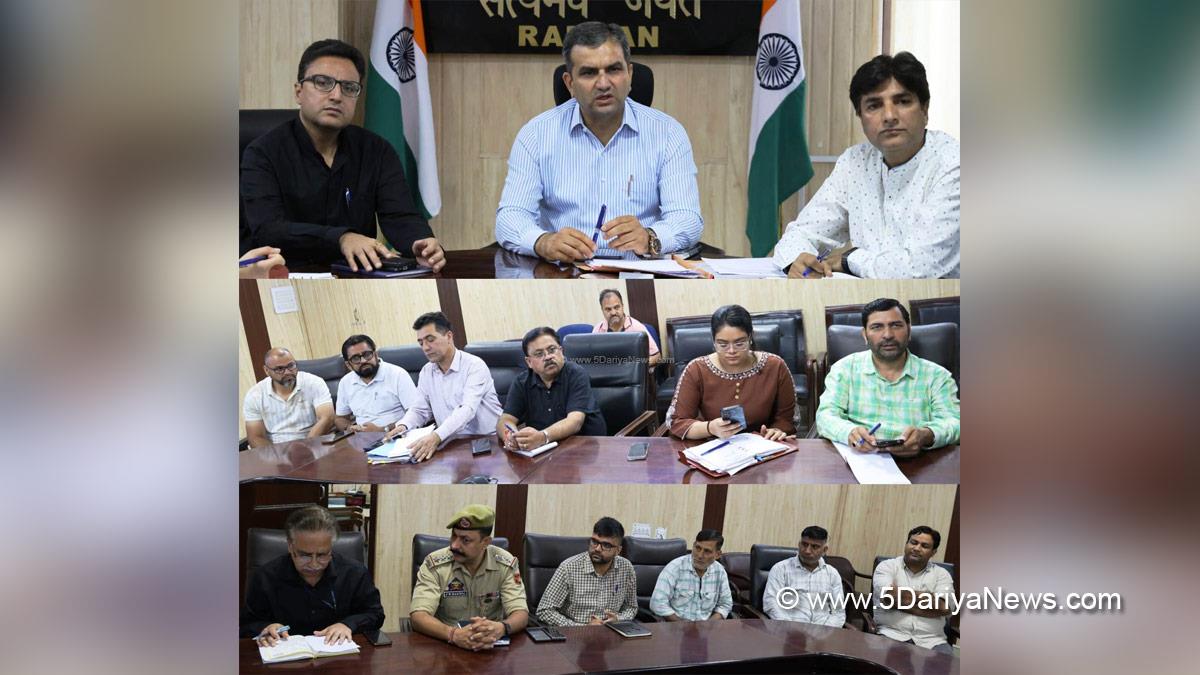Mohammad Alyas Khan, Ramban, Deputy Commissioner Ramban