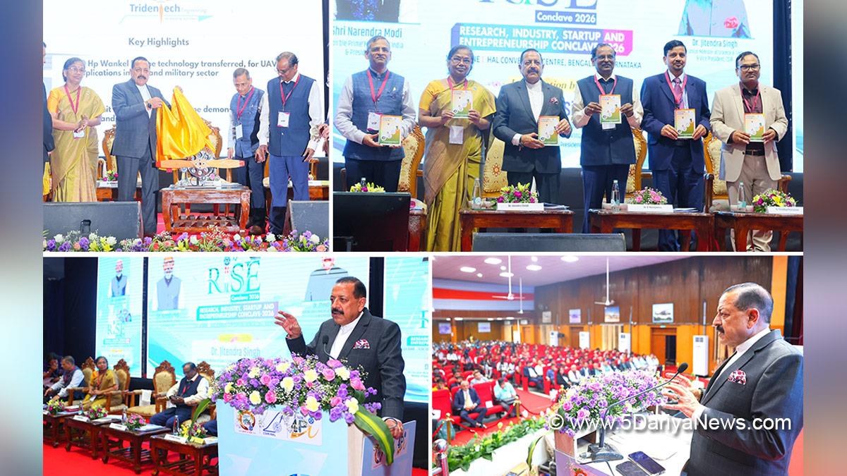 Dr Jitendra Singh, Bharatiya Janata Party, BJP, RISE Conclave 2026, Bengaluru