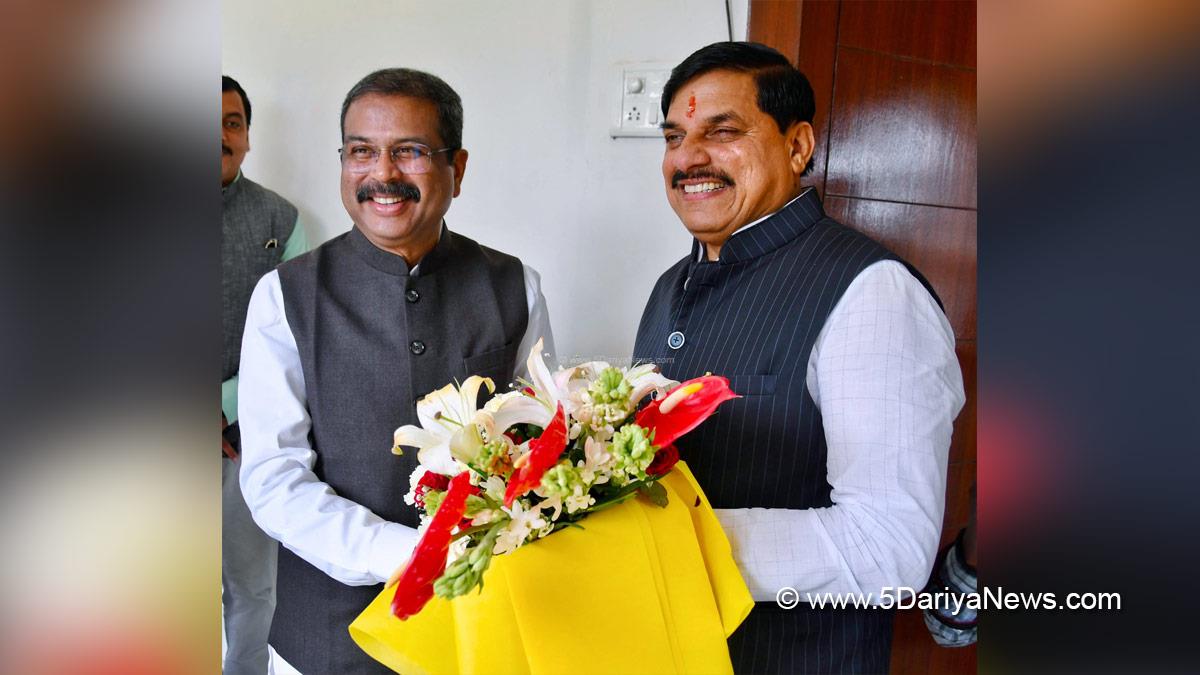 Mohan Yadav, Dr Mohan Yadav, BJP Madhya Pradesh, Chief Minister of Madhya Pradesh, Bhopal, Madhya Pradesh, Dharmendra Pradhan