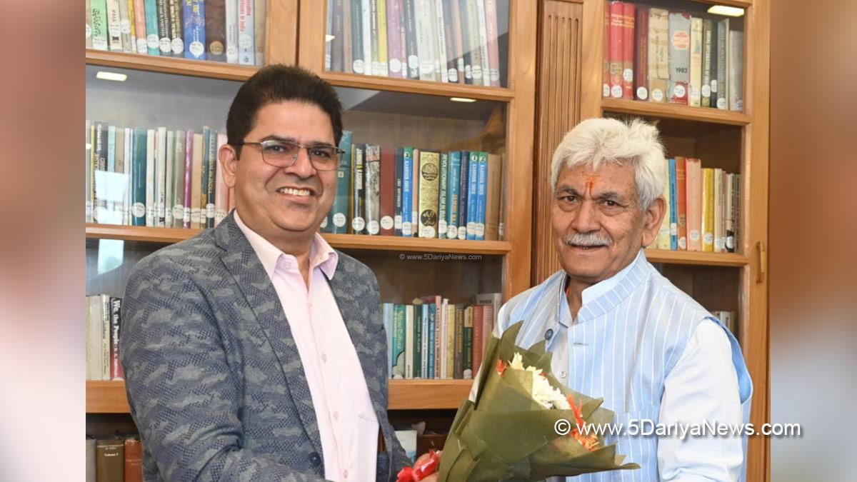 Manoj Sinha, Lieutenant Governor JK, Sanjay Kumar Puri, Srinagar