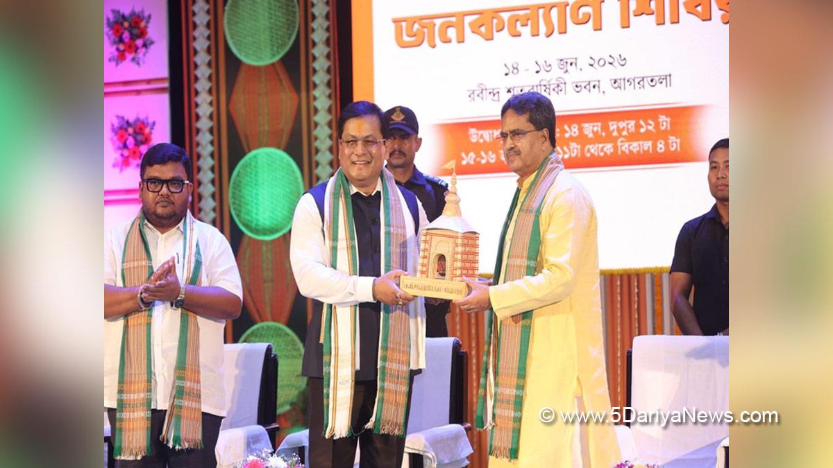 Sarbananda Sonowal, BJP, Bharatiya Janata Party, Manik Saha, BJP Tripura, Chief Minister of Tripura, Agartala, Tripura