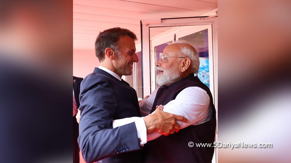 Narendra Modi, BJP, Bharatiya Janata Party, Prime Minister of India, Emmanuel Macron, Nice, France