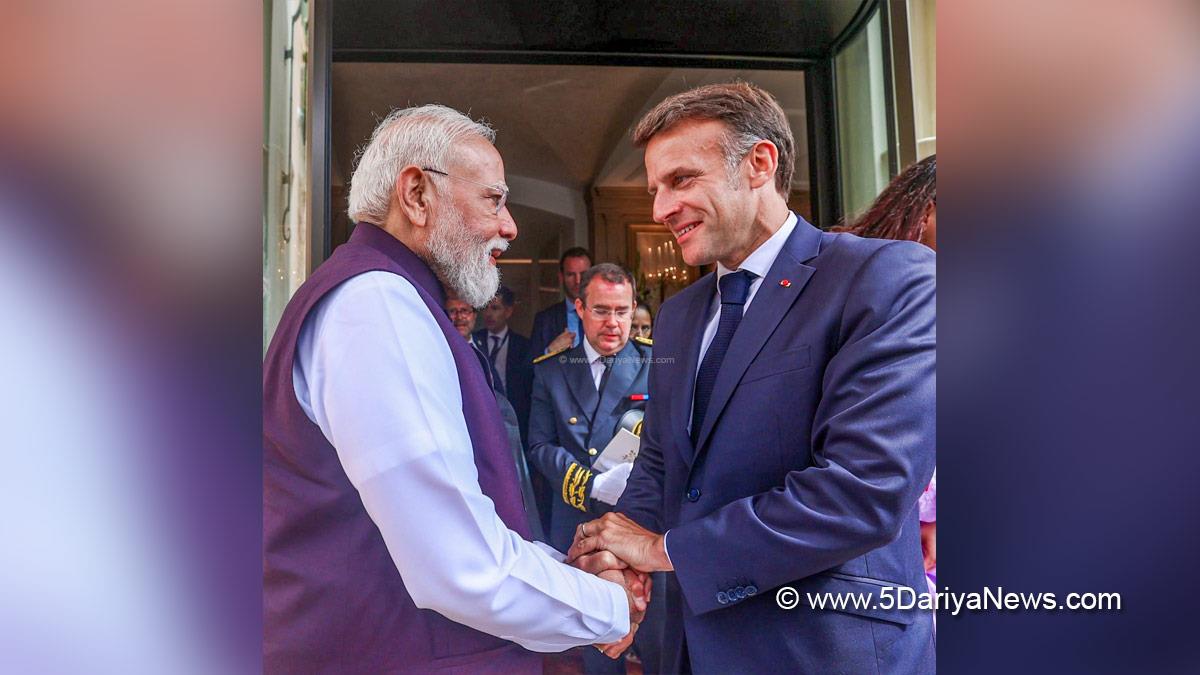 Narendra Modi, BJP, Bharatiya Janata Party, Prime Minister of India, Emmanuel Macron, Nice, France
