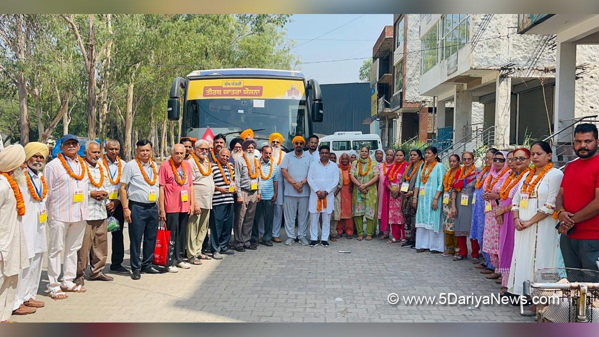Kuljit Singh Randhawa, AAP Punjab, Dera Bassi, Mukh Mantri Teerth Yatra, Mukh Mantri Tirth Yatra Scheme