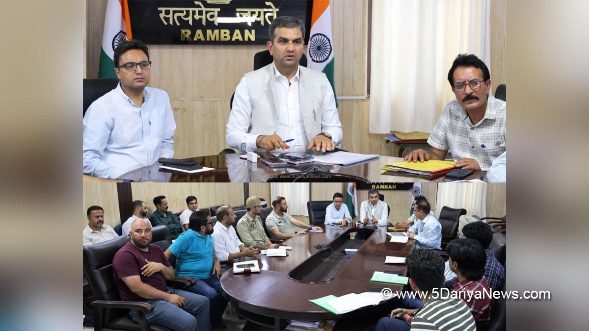 Mohammad Alyas Khan, Ramban, Deputy Commissioner Ramban
