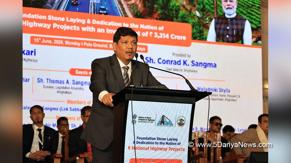 Conrad Kongkal Sangma, Conrad Sangma, Chief Minister of Meghalaya, Meghalaya, National Peoples Party