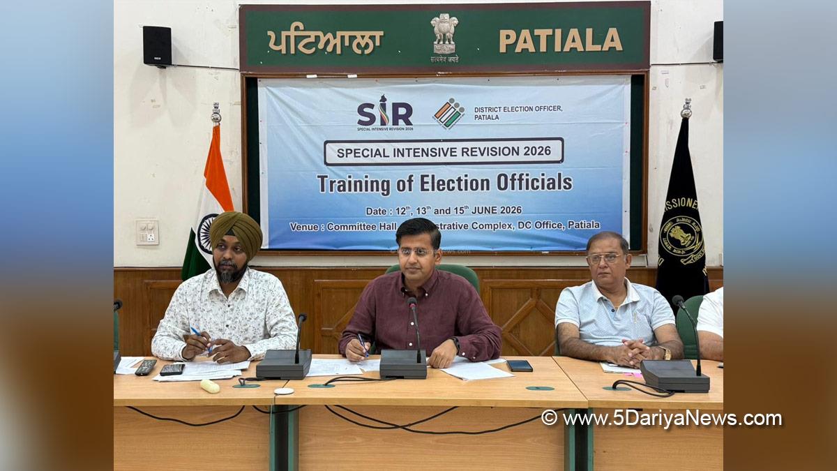 Himanshu Aggarwal, Dr Himanshu Aggarwal, DC Patiala, Deputy Commissioner Patiala, Patiala