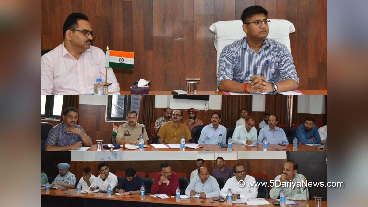 Kumar Abhishek, Reasi, Deputy Commissioner Reasi