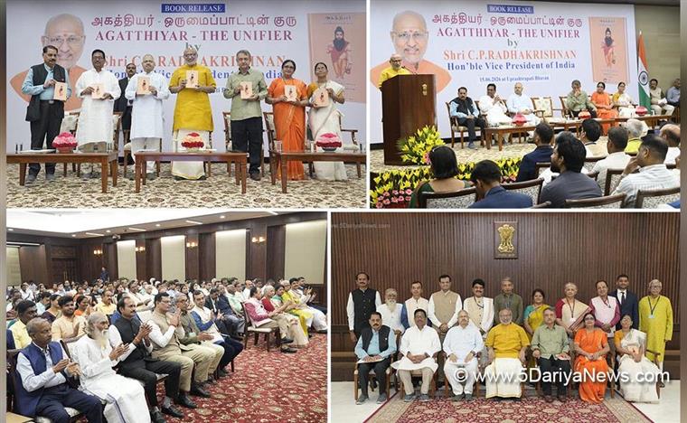The true unifiers of Bharat were the sages and rishis :C. P. Radhakrishnan at the release of the book ‘Agatthiyar – The Unifier’