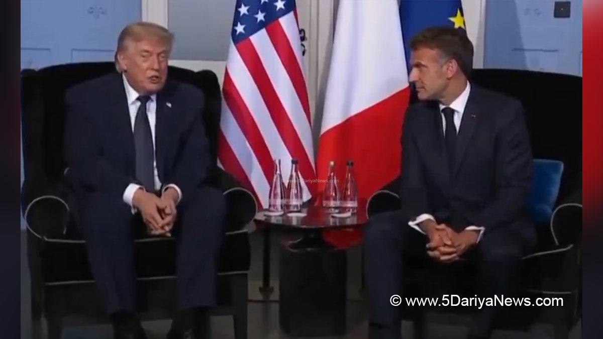 Donald Trump, US President, Emmanuel Macron, France
