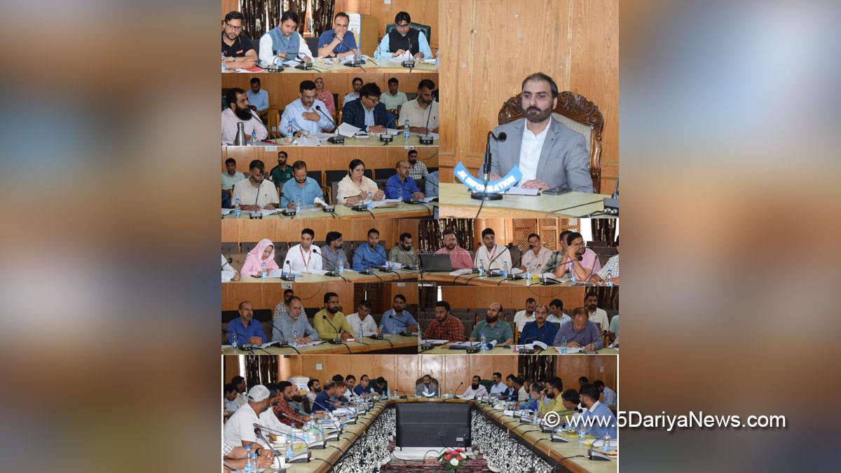 Dr Basharat Qayoom, Pulwama, Deputy Commissioner Pulwama, District Level Review Committee, DLRC, District Consultative Committee, DCC