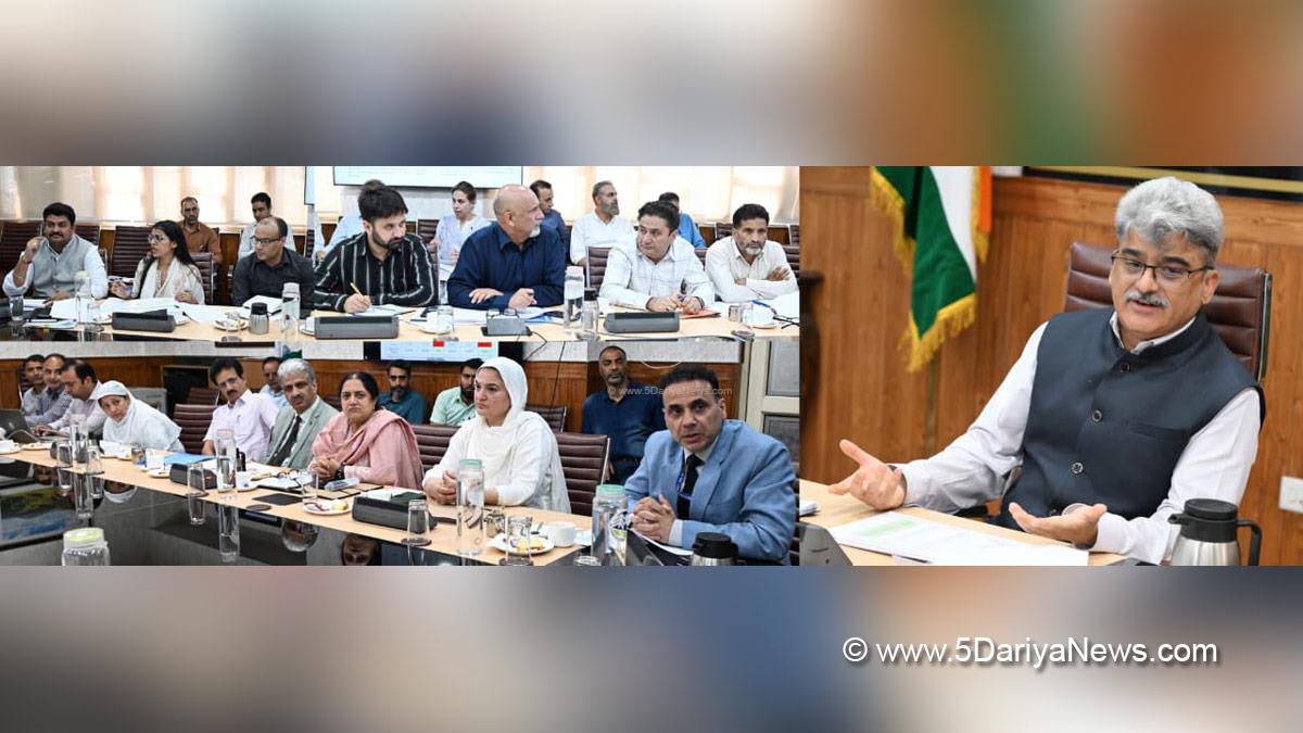 Atal Dulloo, Chief Secretary JK, Srinagar