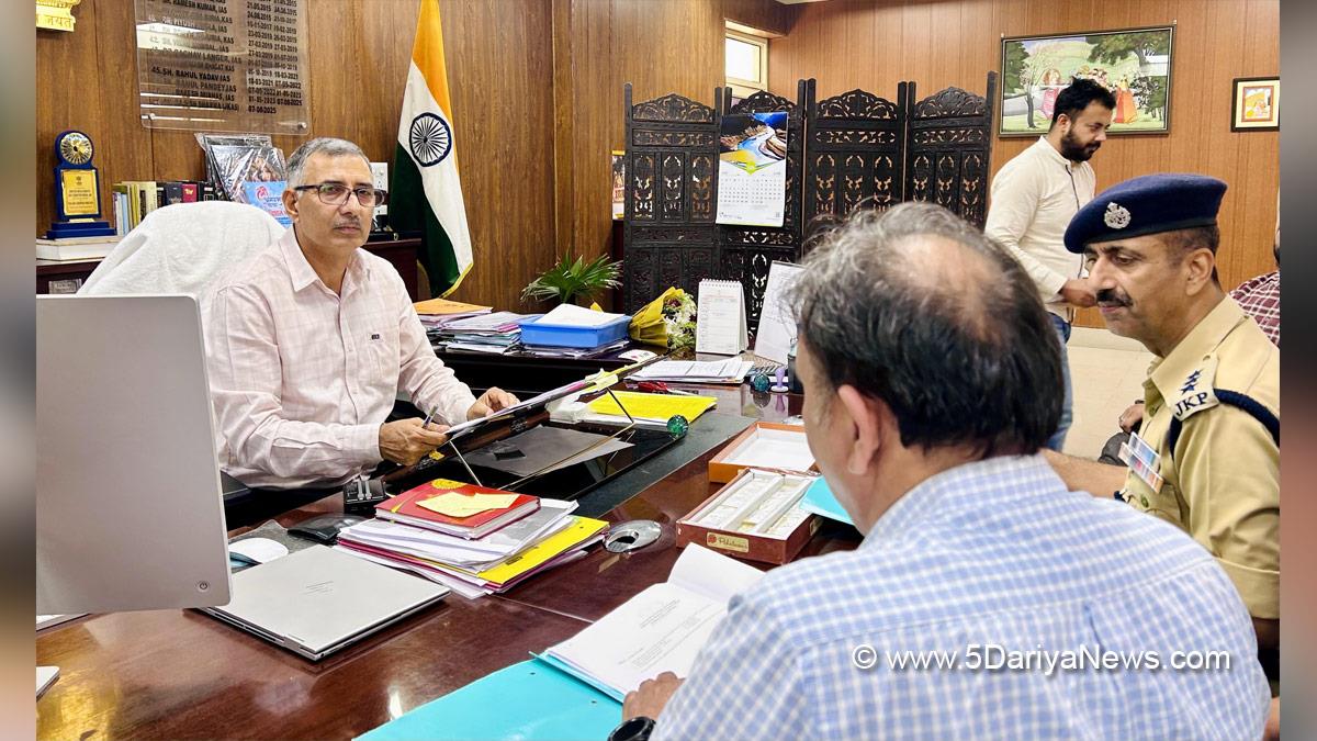 Rajesh Sharma, Kathua, DC Kathua, Deputy Commissioner Kathua