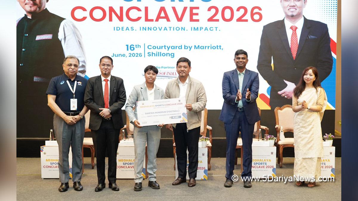Conrad Kongkal Sangma, Conrad Sangma, Chief Minister of Meghalaya, Meghalaya, National Peoples Party, Shillong, Meghalaya Sports Conclave 2026