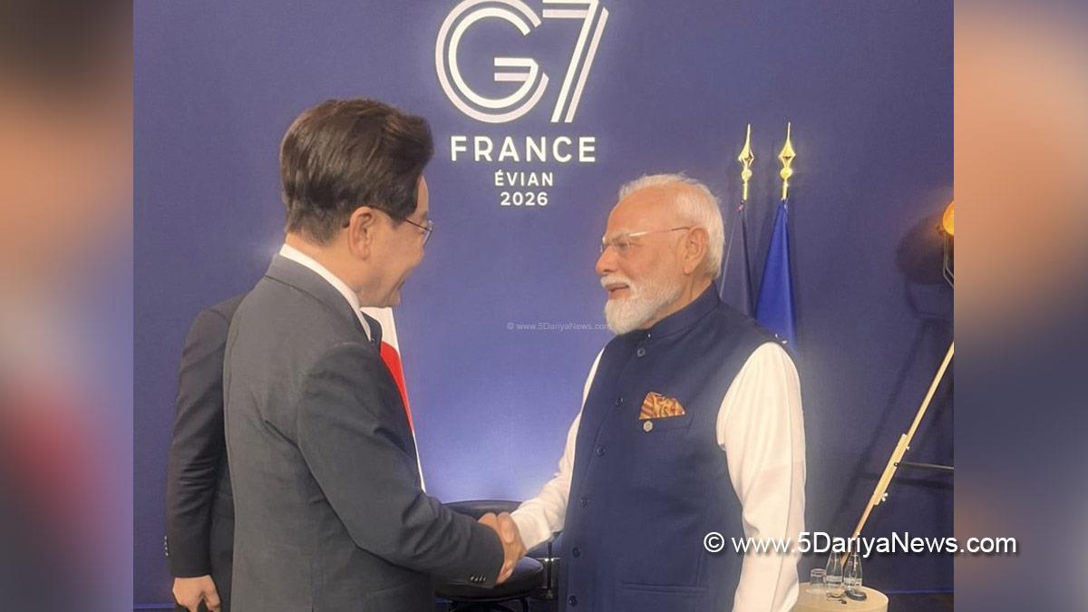 Narendra Modi, BJP, Bharatiya Janata Party, Prime Minister of India, Evian, France, G7 Summit, Lee Jae Myung