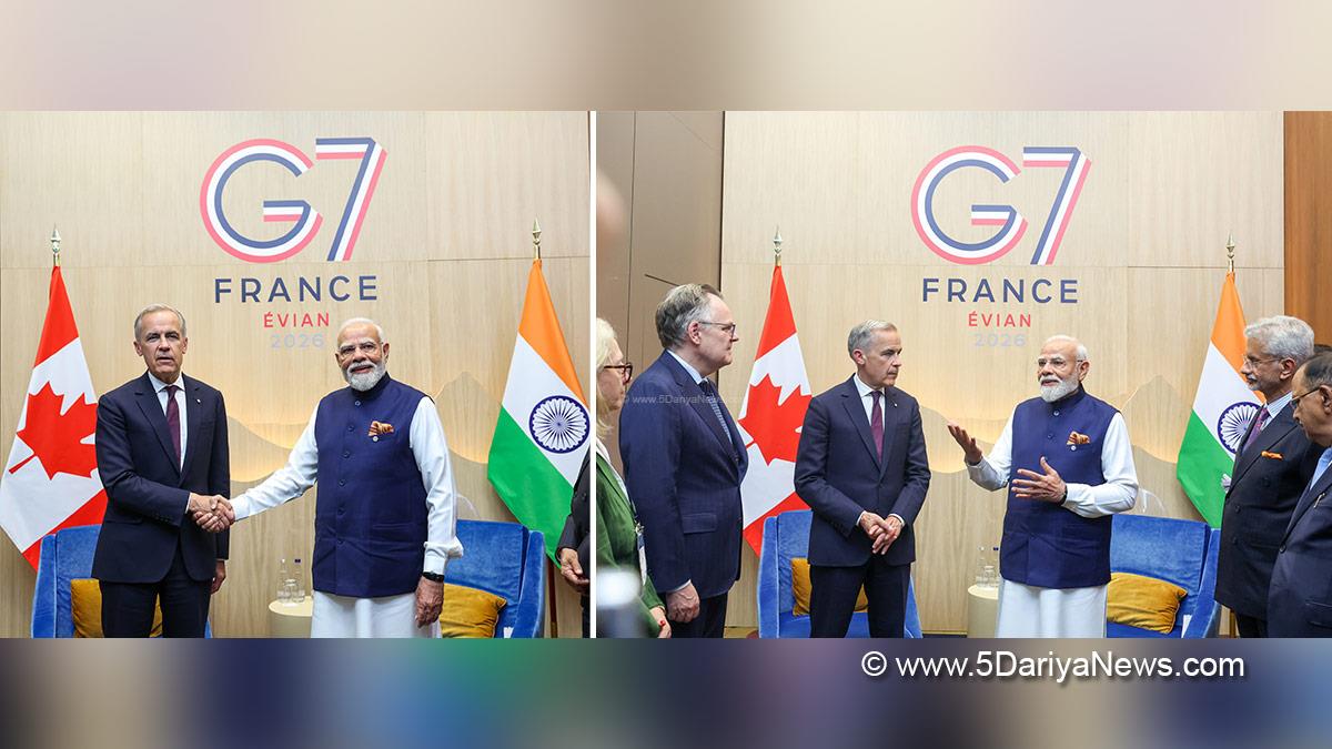 Narendra Modi, BJP, Bharatiya Janata Party, Prime Minister of India, Evian, France, G7 Summit, Mark Carney
