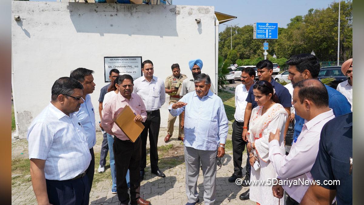 Gulab Chand Kataria, Governor of Punjab, Punjab Governor, Punjab Raj Bhavan, Nishant Kumar Yadav, Deputy Commissioner Chandigarh, DC Chandigarh, Chandigarh, Prerna Puri