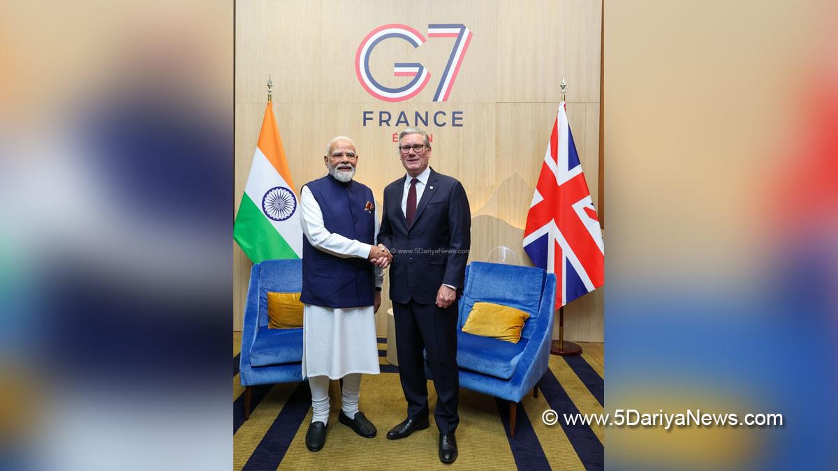 Narendra Modi, BJP, Bharatiya Janata Party, Prime Minister of India, Evian, France, G7 Summit, Keir Starmer
