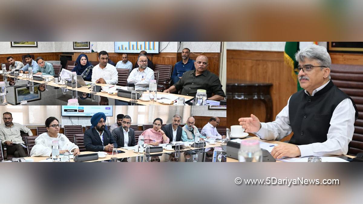 Atal Dulloo, Chief Secretary JK, Srinagar, Pradhan Mantri Fasal Bima Yojana, PMFBY