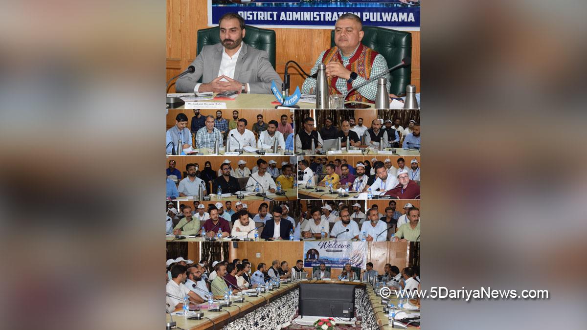 Dr Basharat Qayoom, Pulwama, Deputy Commissioner Pulwama, Amit Sharma