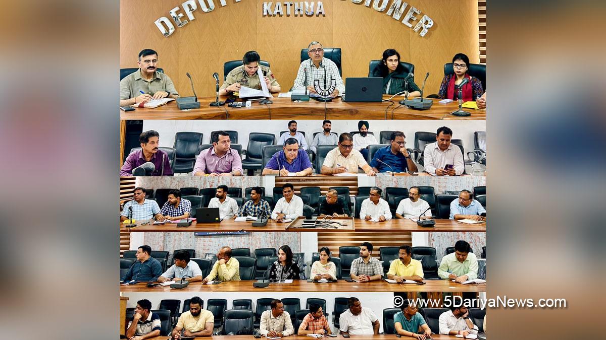 Rajesh Sharma, Kathua, DC Kathua, Deputy Commissioner Kathua, Nasha Mukt Jammu and Kashmir Abhiyan, NMJKA