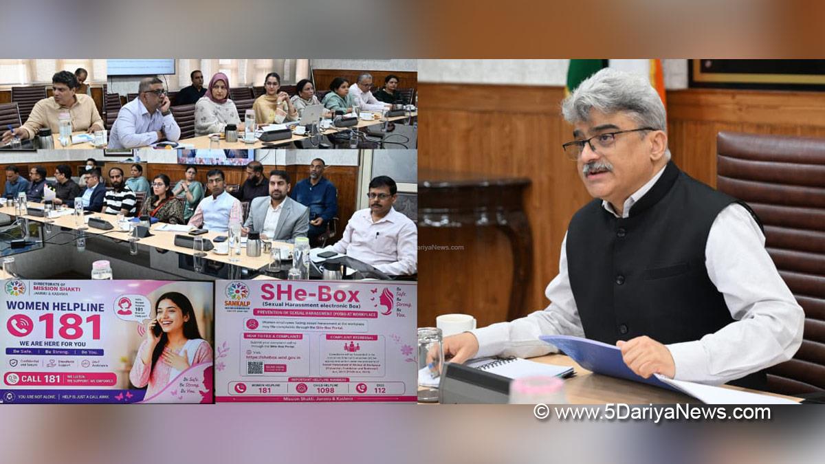Atal Dulloo, Chief Secretary JK, Srinagar