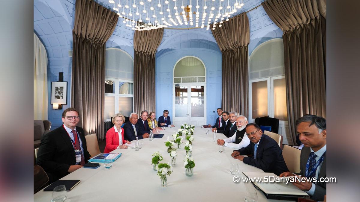 Narendra Modi, BJP, Bharatiya Janata Party, Prime Minister of India, Antonio Costa, Ursula von der Leyen, Evian, France