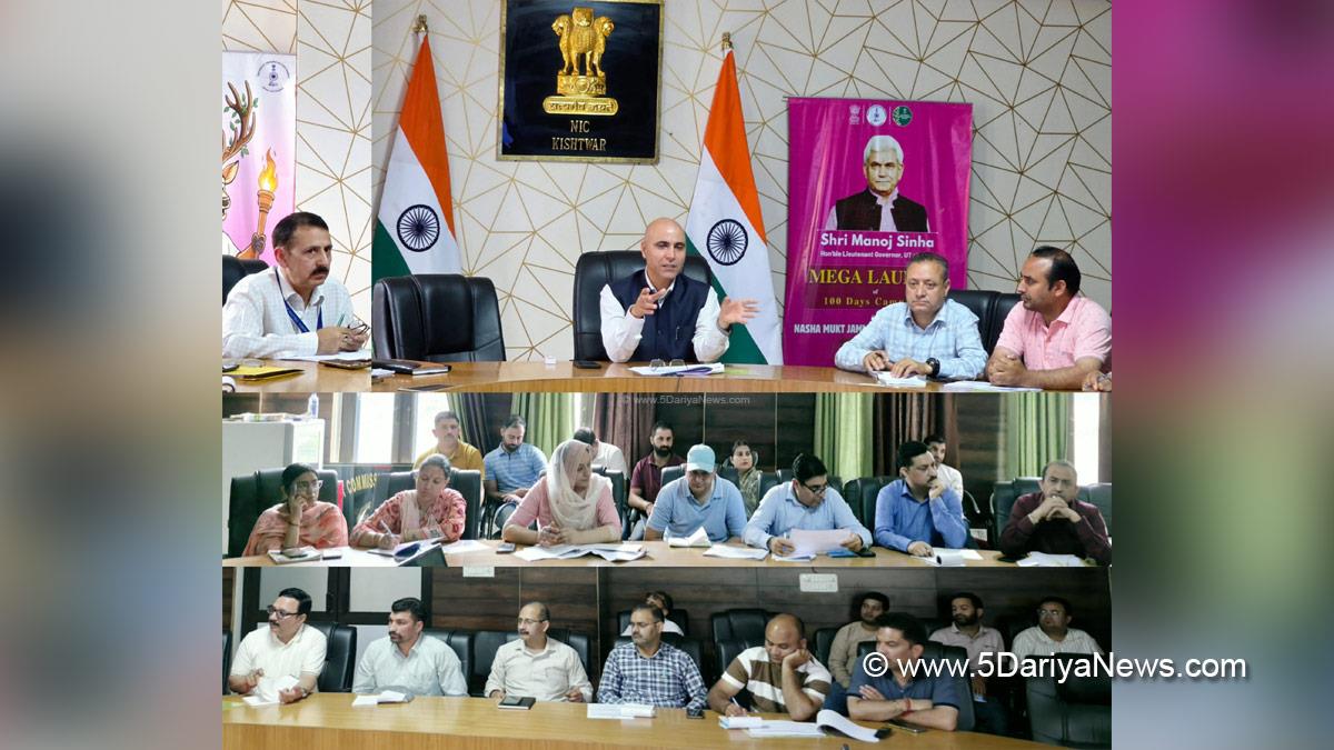 Pankaj Kumar Sharma, Kishtwar, DC Kishtwar, Deputy Commissioner Kishtwar